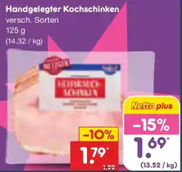 Netto Marken-Discount Handgelegter Kochschinken Angebot