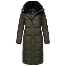 Netto Marken-Discount MARIKOO Damen Winterjacke Steppmantel Weichem Innenkragen & Abnehmbarer Kapuze Reliziaa Angebot