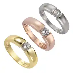 Netto Marken-Discount Zeeme Silber Ring Silber 925 mit Zirkonia weiß Angebot