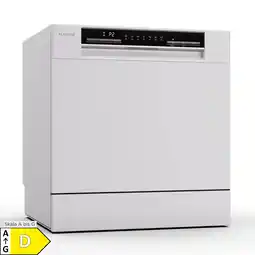 Netto Marken-Discount Amazonia Eco 8 Geschirrspülmaschine Weiß/Silber-Metallic Angebot