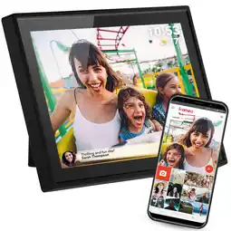 Netto Marken-Discount Denver PFF-1021 Digitaler WiFi-Bilderrahmen, 10.1 IPS Touchscreen, schwarz Angebot