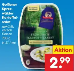 Netto Marken-Discount Golẞener Spreewälder Kartoffelsalat Angebot