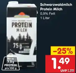 Netto Marken-Discount Schwarzwaldmilch Protein Milch Angebot