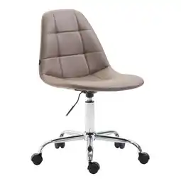 Netto Marken-Discount TPFLiving Bürostuhl Rhein Kunstleder Braun Angebot