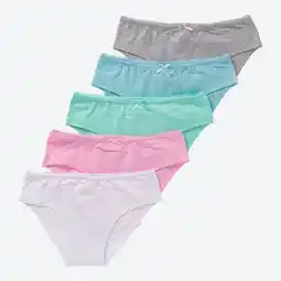 NKD Mädchen-Slip in verschiedenen Farben, 5er-Pack Angebot