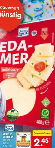 Netto Marken-Discount GUTES Land Edamer Scheiben Angebot