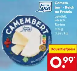 Netto Marken-Discount GUTES Land Camembert - Reich an Protein Angebot