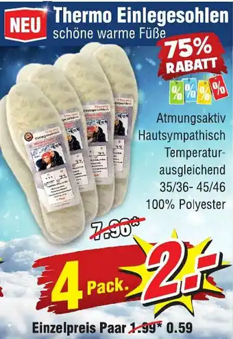 Wiglo Wunderland Thermo Einlegesohlen Angebot