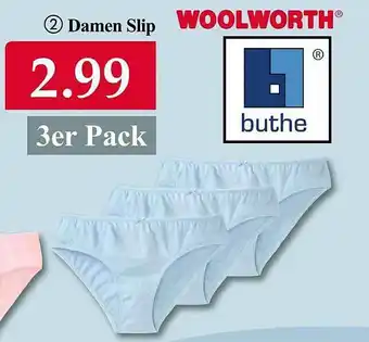 Woolworth Damen Slip Buthe Angebot