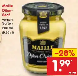 Netto Marken-Discount Maille Dijon Senf Angebot