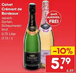 Netto Marken-Discount Calvet Crémant de Bordeaux Angebot