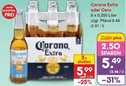 Netto Marken-Discount Corona Extra oder Cero Angebot