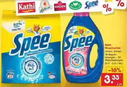 Netto Marken-Discount Spee Waschmittel Angebot