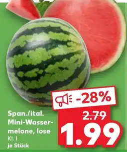 Kaufland Span./ital. Mini-Wassermelone, lose Angebot