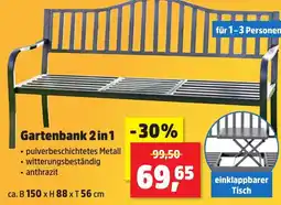 Thomas Philipps Gartenbank 2 in 1 Angebot