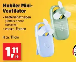 Thomas Philipps Mobiler Mini-Ventilator Angebot
