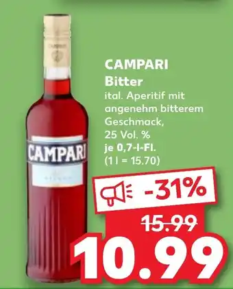Kaufland CAMPARI Bitter Angebot