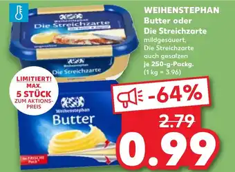 Kaufland Weihenstephan Butter oder Die Streichzarte Angebot