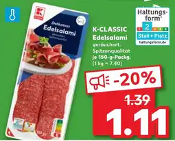 Kaufland K-CLASSIC Edelsalami Angebot