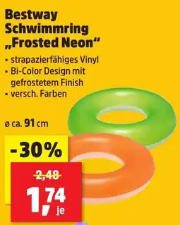 Thomas Philipps Bestway Schwimmring "Frosted Neon" Angebot