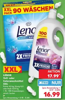 Kaufland Lenor Colorwaschmittel Angebot
