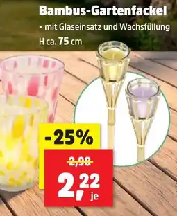 Thomas Philipps Bambus-Gartenfackel Angebot