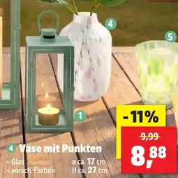 Thomas Philipps Vase mit Punkten Angebot