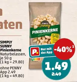 PENNY SIMPLY SUNNY Pinienkerne Angebot