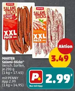 PENNY MARTEN Salami-Sticks Angebot