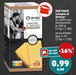 PENNY SAN FABIO Lasagne al Bronzo Angebot