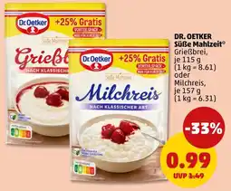 PENNY Dr. Oetker Süße Mahlzeit Milchreis Angebot
