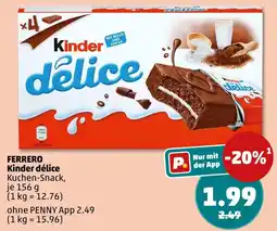 PENNY FERRERO Kinder délice Angebot