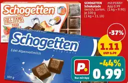 PENNY Schogetten Edel-Alpenvollmilch Angebot