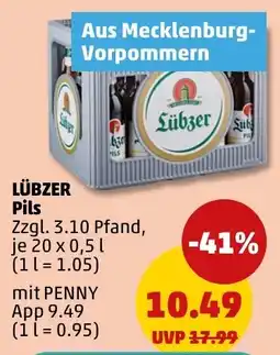 PENNY LÜBZER Pils Angebot