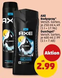 PENNY AXE Duschgel Angebot