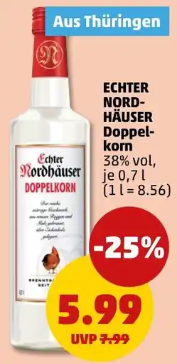 PENNY Echter Nordhäuser Doppelkorn Angebot