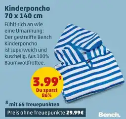 PENNY Kinderponcho Bench Angebot