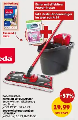 PENNY vileda Bodenwischer-Komplett-Set ULTRAMAX Angebot