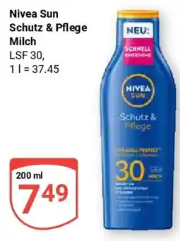 Globus Nivea Sun Schutz & Pflege Milch Angebot