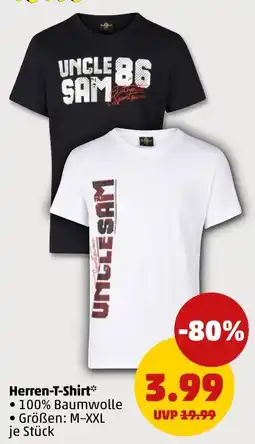 PENNY Herren-T-Shirt Uncle Sam Angebot