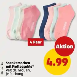 PENNY Sneakersocken mit Frotteesohle* Angebot