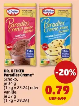 PENNY DR. OETKER Paradies Creme* Angebot