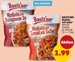 PENNY Bautz'ner Nudeln mit Soße Angebot
