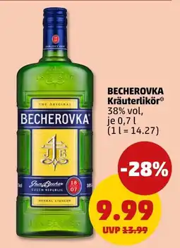 PENNY BECHEROVKA Kräuterlikör Angebot
