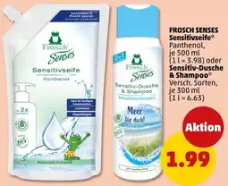 PENNY Frosch Senses Sensitivseife Angebot