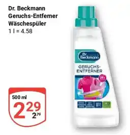 Globus Dr. Beckmann Geruchs-Entferner Wäschespüler Angebot