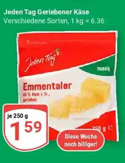Globus Jeden Tag Geriebener Käse Angebot