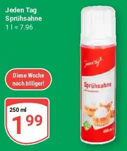 Globus Jeden Tag Sprühsahne Angebot