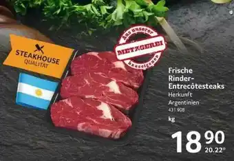 Selgros Frische Rinder Entrecôtesteaks Angebot