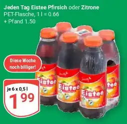 Globus Jeden Tag Eistee Pfirsich oder Zitrone Angebot